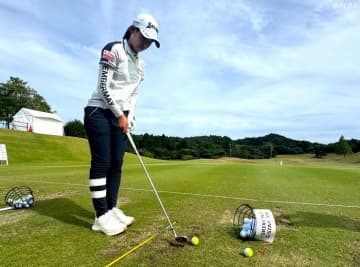女子プロたち絶賛の“ズルいボール”をツアー会場で発見！　回転丸わかり？「練習でもコースでも生かせます」