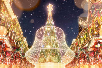 長崎ハウステンボスのクリスマス、煌めく“シャンデリア風”ツリー＆クリスマスマーケット
