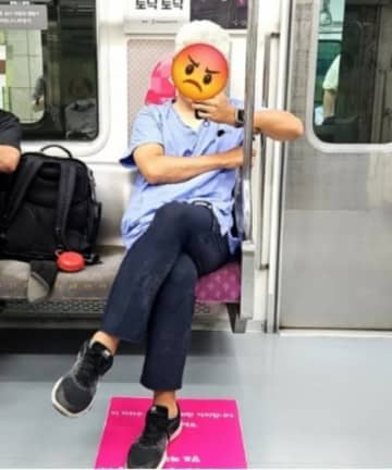 「医者の恥」…手術着で「妊婦優先席」に座る医者が物議を醸す＝韓国