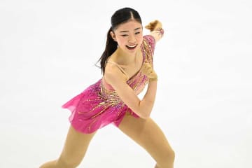 千葉百音　SP首位発進「奮い立たせて」自己ベスト肉薄73.11点　昨季と同じ「ラストダンス」で躍動