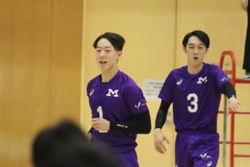 秋季関東大学男子リーグ戦開幕を前にイベント主催の明治大と早稲田大、中央大が熱戦