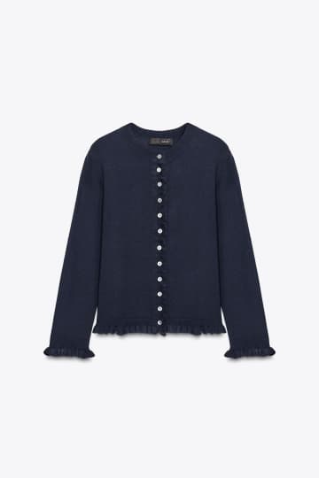 【ZARA】40・50代のオシャレ見え！「一癖カーデ」