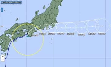 台風15号の進路、東京は通る？線状降水帯が発生、気象庁は「大雨災害発生の危険度が高まる」可能性を指摘