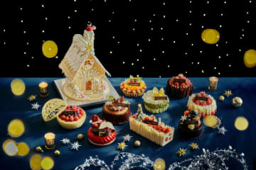“サンタやリース”着想の25年クリスマスケーキが登場！「グランド ハイアット 東京」で