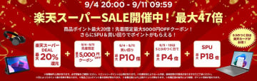 Lenovoの軽量ノートPCやゲーミングAndroidタブレットなどがお得！楽天スーパーSALE