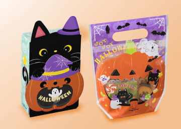 【銀座コージーコーナー】"黒ねこ"や"ジャック・オ・ランタン"パケのハロウィン限定アソートが登場。遊び心たっぷりのデザインがかわいすぎる♡