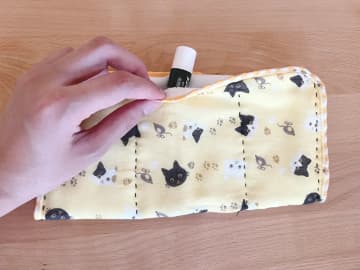 ハンカチが余っていたら試して！　簡単すぎる『リメイク術』を実際にやってみた【手作りポーチ】