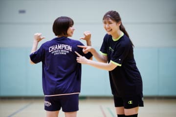 「かわいくて動きやすい！」黒後愛＆鎌田咲希が語る夢をかなえる Champion ウェアの “本音レビュー”