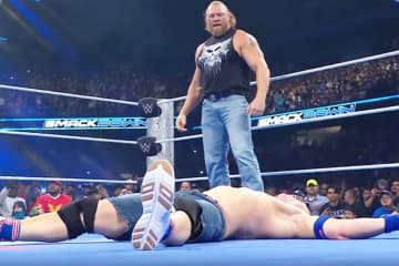 【ＷＷＥ】最後の「ジョン・シナ vs ブロック・レスナー」決定　宿敵再び乱入…またもＦ５でＫＯ