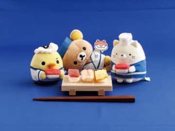 リラックマ、すみっコたちが“おすし”になりきった!? まるで本物…たべもの雑貨シリーズ第2弾登場