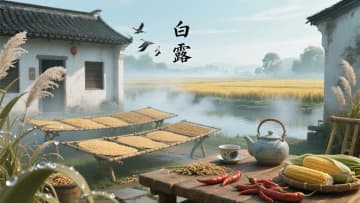 【AI壁紙】二十四節気「白露」