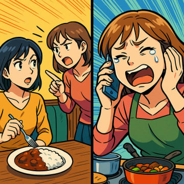 友人に「毎日外食？料理しないの」と見下された私。数年後、その人が自炊地獄で泣きついてきた【短編小説】