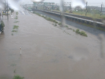 【国道7号】新発田市内で道路冠水 一部通行止め解除（8日11:15現在）