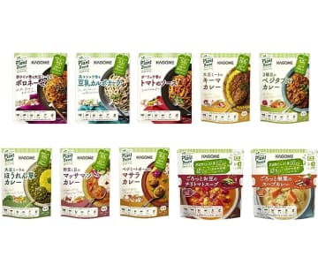 プラントベースでも備蓄提案 賞味期限2年のカレー、スープ カゴメ