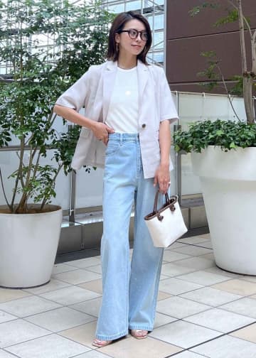 【ROPÉ PICNIC】派手すぎない“キラキラ”が可愛い♡ 大人でも穿きやすい「ビジューデニム」