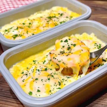 【グラタン、焼かなくていい！】「レンジだけで超濃厚」「弁当でも激ウマ」最速レシピ