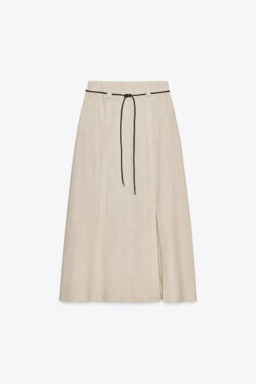 【ZARA】40・50代がシャレる「涼しげスカート」