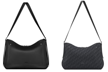 ディオール“丸みを帯びた”新作メンズバッグ「ディオール スライダー」しなやかレザーとモノグラム柄