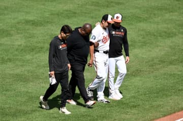 菅野智之 大谷翔平に2被弾など7失点で8敗目 強襲打で負傷交代もオ軍監督「今のところは問題ない。状態を見ながら対応を決める」