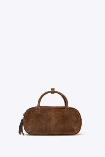 【ZARA】オシャレ見え狙える♡「スエードバッグ」