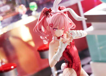 真っ赤なバニースーツにスラリと伸びた美脚！人気イラストレーターrurudo氏オリジナルキャラ「ラビ」が立体化