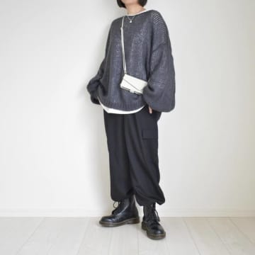 透かし編みニットを攻略！ こなれ見えする大人のコーデ術