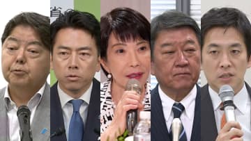 「ポスト石破」レース注目の5人　退陣表明受け平均株価上昇