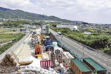 西日本高速四国支社／徳島道土成工事でトンネル掘削開始／施工は青木あすなろ建設ＪＶ