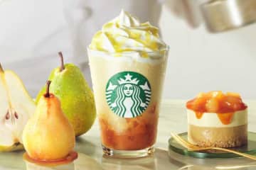 洋なし香る秋のスタバ新作！スターバックスの限定フラペチーノ＆ケーキ