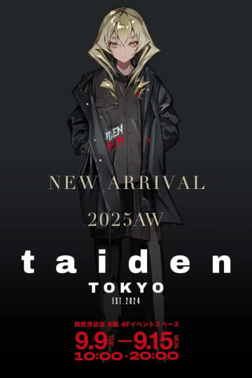 イラストレーターLAMらのアパレルブランド「taiden」がポップアップ開催