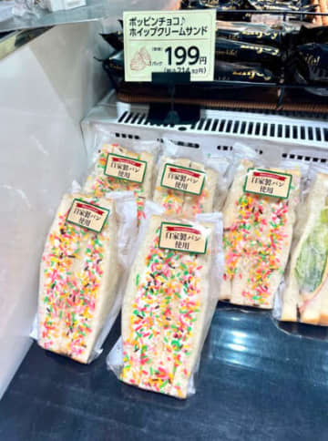 【衝撃の見た目】カラフルなチョコがたっぷりかかったサンドイッチ、あまりのボリュームにSNSで話題沸騰！