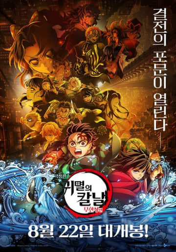 劇場版『鬼滅の刃』、韓国で勢い止まらず！『君の名は。』超え、日本アニメ歴代興行収入トップ3に