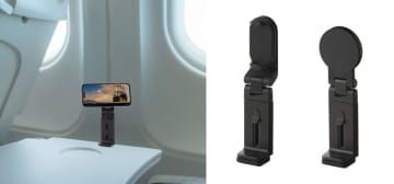 エレコム、クランプ式スマートフォンスタンドを発売