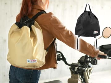 神戸ザックの職人技から生まれた「ライダース巾着ザック IMOCK」がドッペルギャンガーから発売！