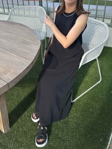 いい意味で【しまむら】に見えない！ ガバッと着るだけ♡「高見えワンピ」