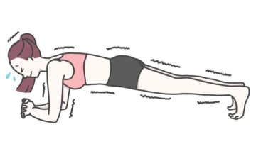 プランクでお腹がへこまないんですけど？その理由と効果を出すコツを解説