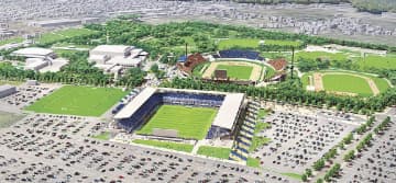 Ｊ２モンテディオ山形／新スタジアム整備説明会開く／事業費約１５８億円