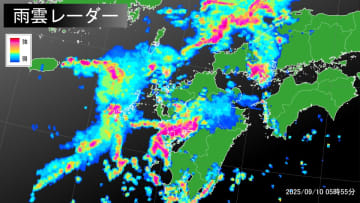 線状降水帯-発生【熊本県】
