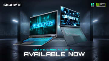GIGABYTE、GAMING A16 PROとGAMING A18ノートPCの発売を発表