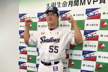 ヤクルト・村上宗隆「大変嬉しく思っています」8月の月間MVPを受賞！