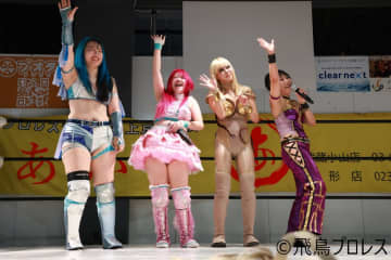 【試合詳細】9･7　飛鳥プロレス神奈川アミスタ大会　しのせ愛梨紗＆世羅りさvs紫雷美央＆夏すみれ　仲川翔大vs瀧澤晃頼　エチカ・ミヤビvsリアラvs大空ちえ