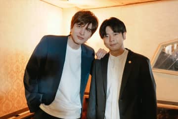 増田貴久＆城田優が『推しの殺人』クランクイン「優くんと差し入れバトルがしたい！」