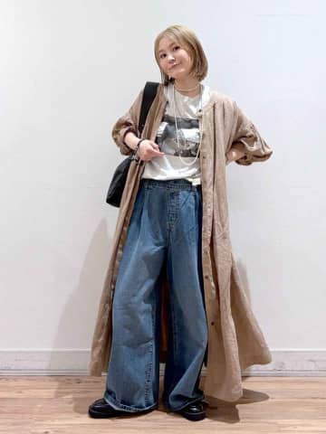 【studio CLIPのパンツ】今っぽシルエットの「タックデニム」に注目！