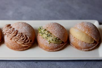 ‟モンブラン＆ピスタチオ”濃厚バタークリーム入りスイーツ、池袋「エシレ・パティスリー オ ブール」で