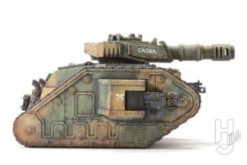 シタデルカラー＆スポンジで迷彩＆ウェザリング表現！「レマン＝ラス・バトルタンク」戦車を塗りこむ！【ウォーハンマー ビルド＆ペインティングTIPS集】