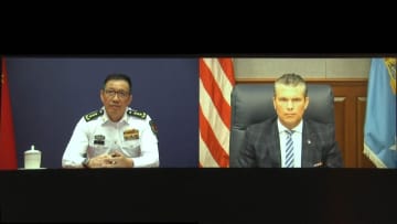 米中防衛相がオンライン会談　ヘグセス長官「中国との対立を求めない」　台湾や南シナ海などについて協議