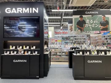 ビックカメラ有楽町店の1Fで「GARMINブランドスペース」を展開！