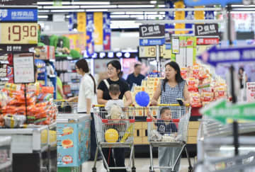 中国CPI、8月は0.4％低下