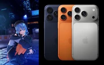 星街すいせい、新型iPhoneと色がそっくりすぎる!? Appleコラボに意欲を示す