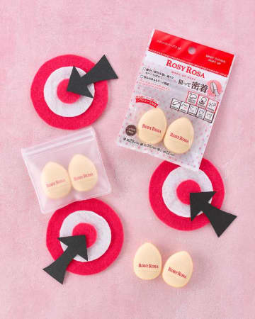 【ロージーローザ】指塗り感覚で狙える新作メイクパフ2Pが登場